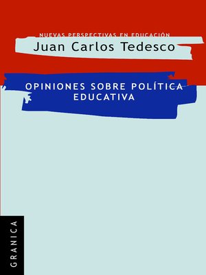 cover image of Opiniones sobre Política Educativa